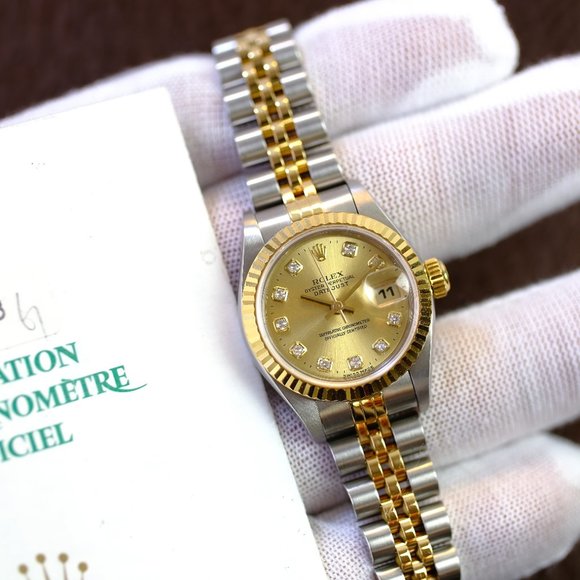 Rolex Datejust Factory Diamond Dial Box & Papers - Picture 14 of 14